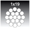 stainless steel wire rope 1x19 (304,316,316L)